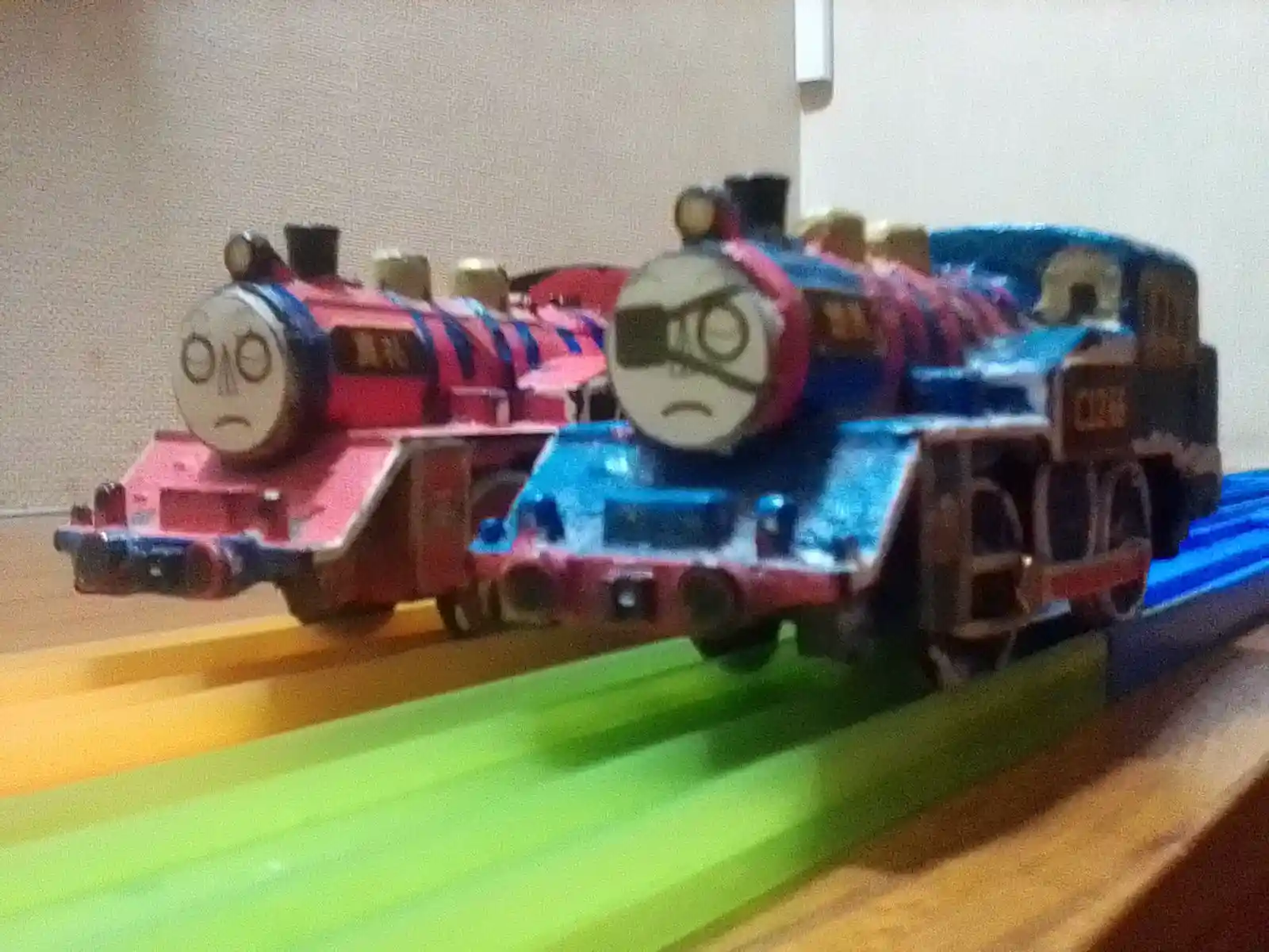 眠っているユウマとマアヤ