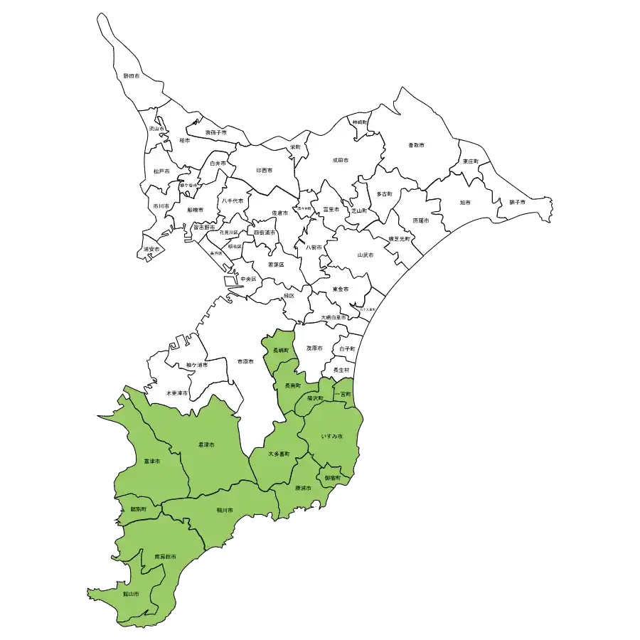 千葉県南部（房総半島南端）・色塗り地図.png